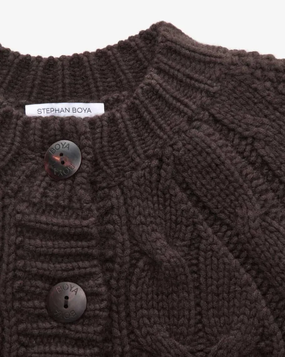 Ally Cashmere-Strickjacke