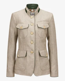 Ann Kathleen Leinen-Trachtenjacke