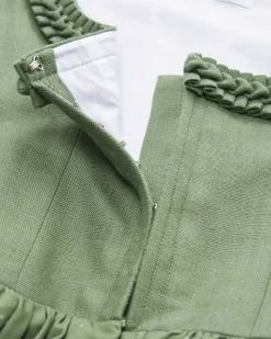 Anne Leinendirndl lang mit Sylvia Schürze