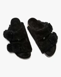 Arizona Big Buckle Teddy Sandalen