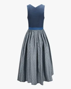 Bette Dirndl lang mit Seidenschürze