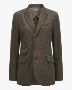 Blazer aus Baumwolle und Wolle