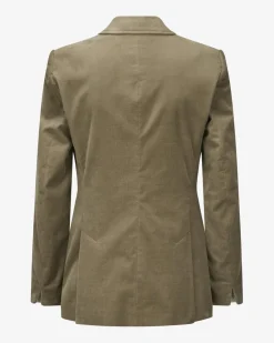 Blazer aus Baumwoll-Mix