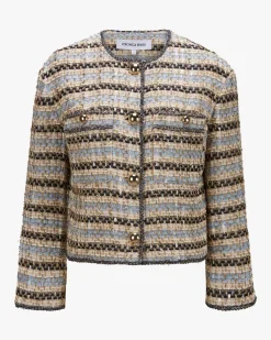 Blazer aus Baumwoll-Mix