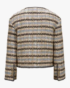 Blazer aus Baumwoll-Mix