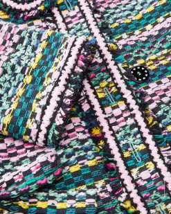 Blazer aus Baumwoll-Mix