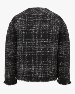 Blazer aus Baumwoll-Mix