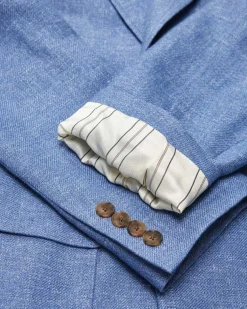 Blazer aus Leinen und Baumwolle