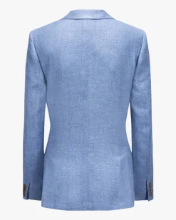 Blazer aus Leinen und Baumwolle
