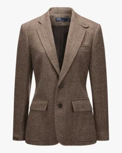 Blazer aus Leinen-Mix