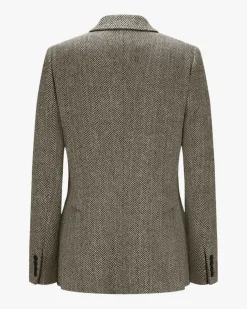 Blazer aus Leinen-Mix