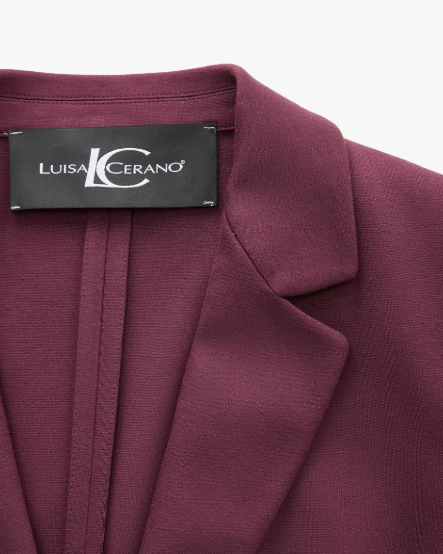 Blazer aus Viskose-Mix