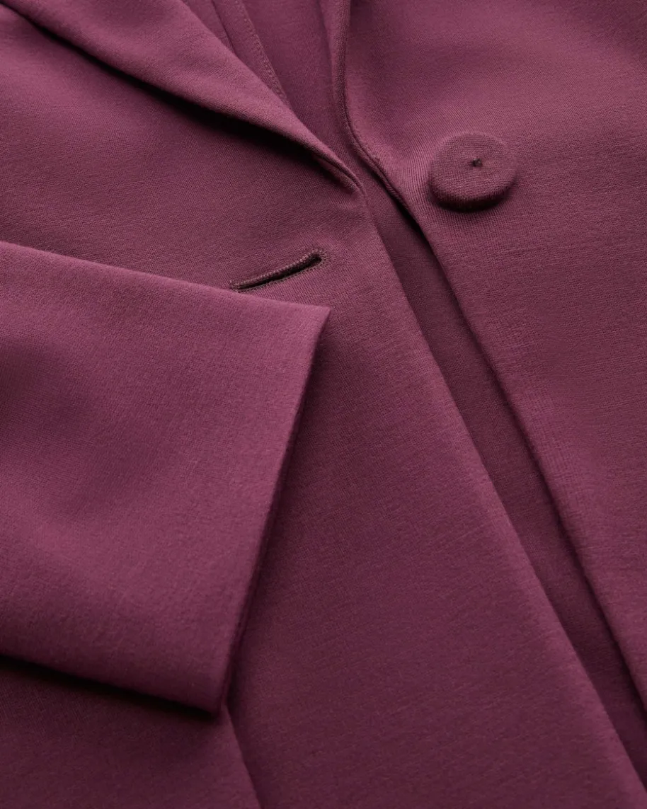 Blazer aus Viskose-Mix