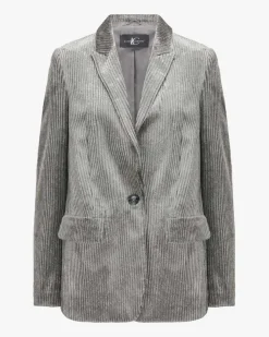 Blazer aus Viskose-Mix