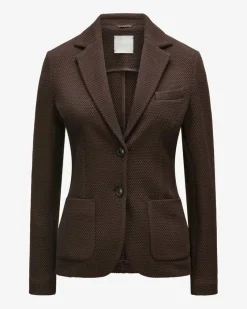 Blazer Slim Fit aus Schurwoll-Mix