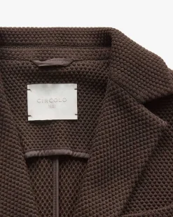 Blazer Slim Fit aus Schurwoll-Mix