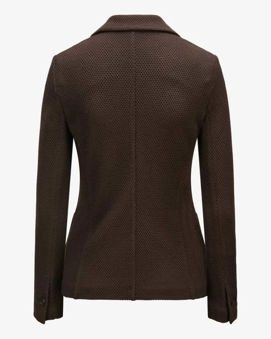 Blazer Slim Fit aus Schurwoll-Mix