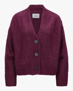 Bodnant Cashmere-Seiden-Strickjacke