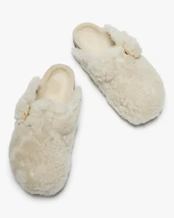 Boston Big Buckle Teddy Pantoletten