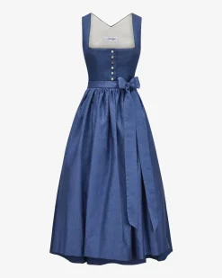 Brianna Leinendirndl lang mit Schürze