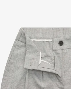 7/8-Cargohose aus Woll-Mix