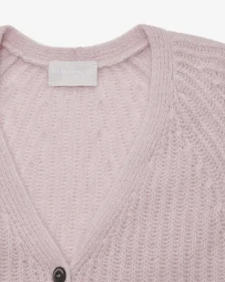 Cashmere-Seiden-Strickjacke