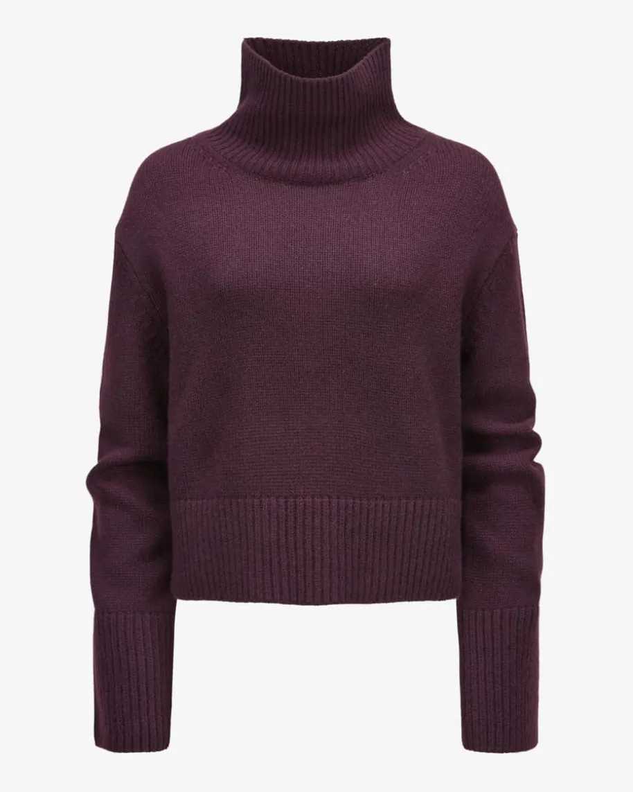 Cashmere-Stehkragenpullover