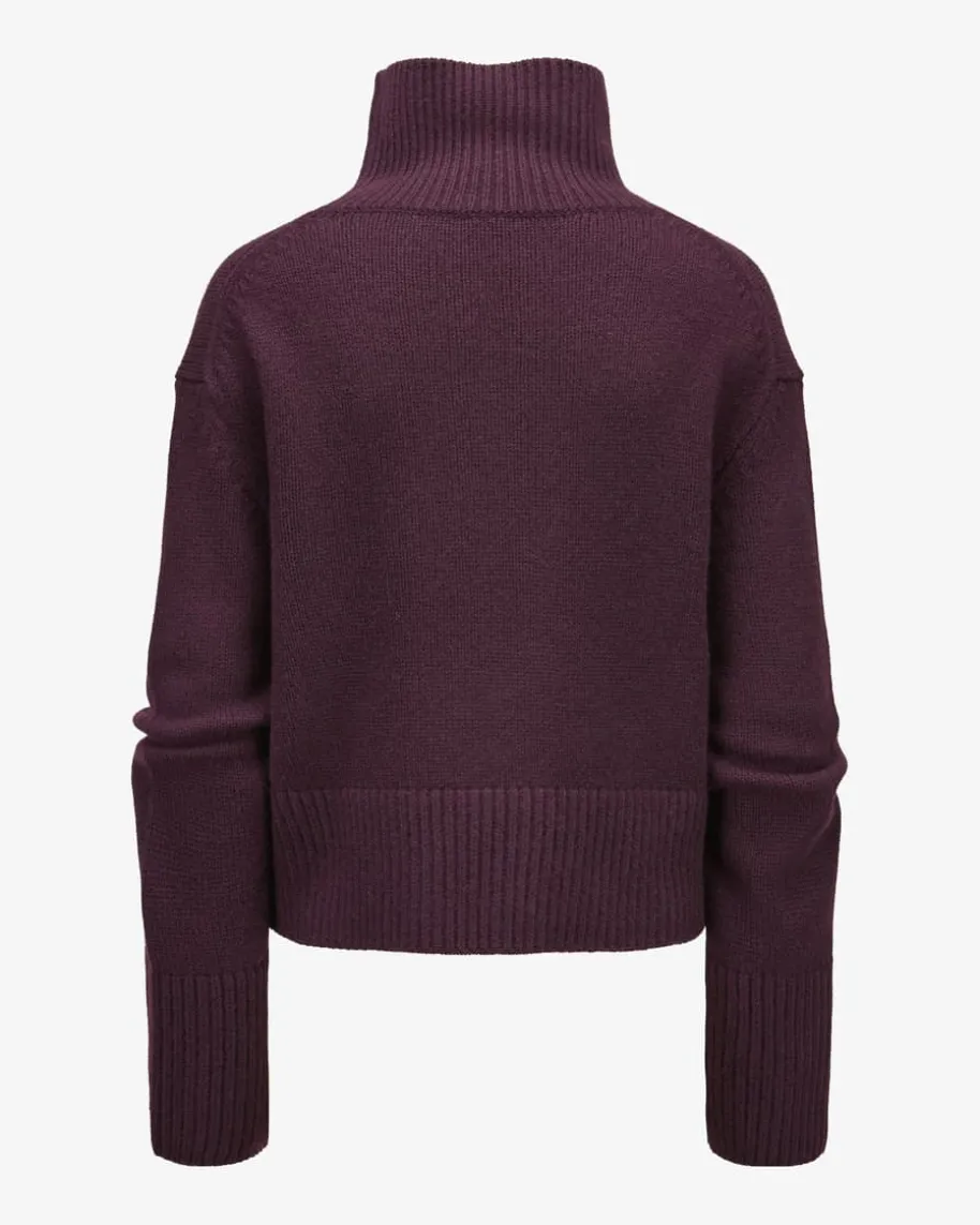 Cashmere-Stehkragenpullover