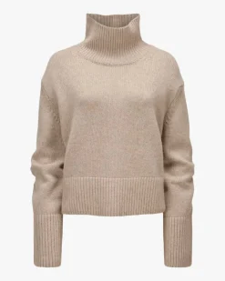 Cashmere-Stehkragenpullover