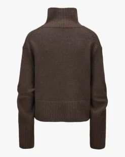 Cashmere-Stehkragenpullover