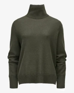 Cashmere-Stehkragenpullover