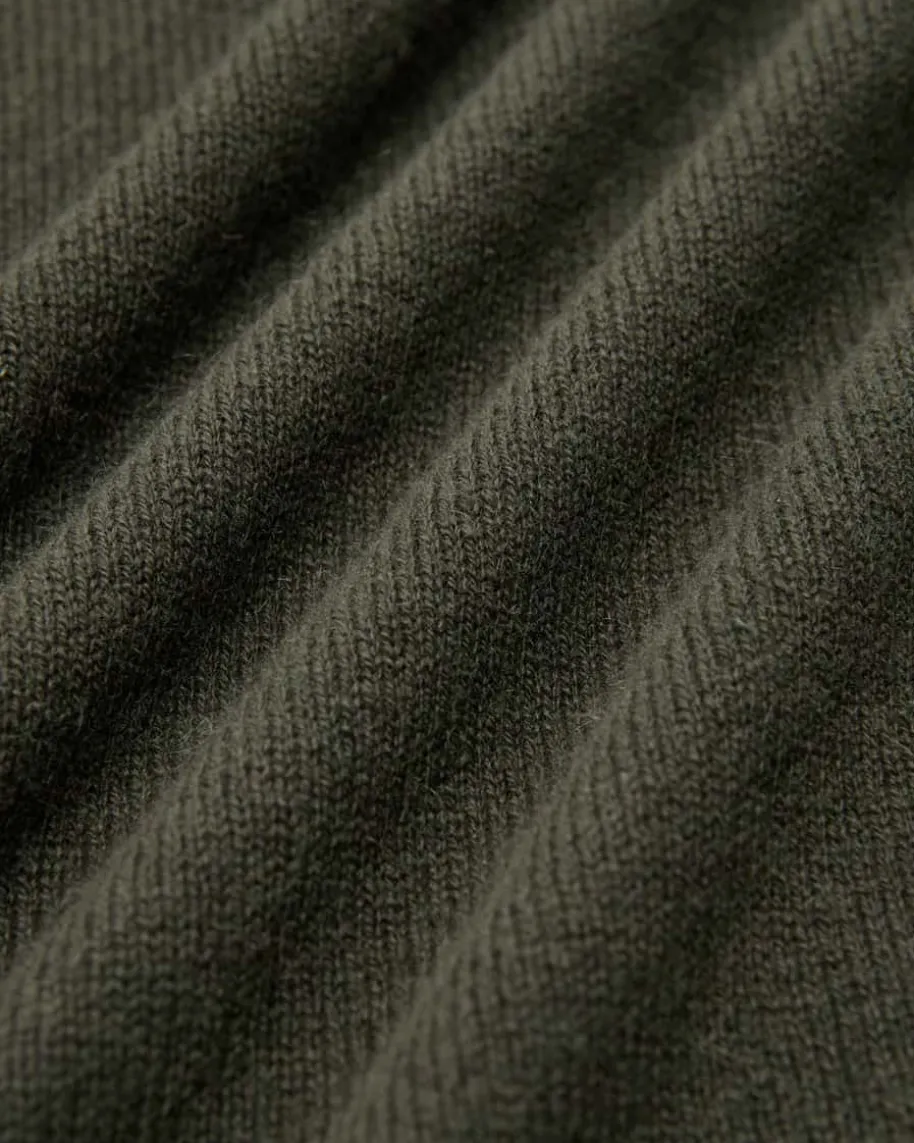 Cashmere-Stehkragenpullover