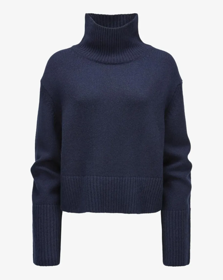 Cashmere-Stehkragenpullover