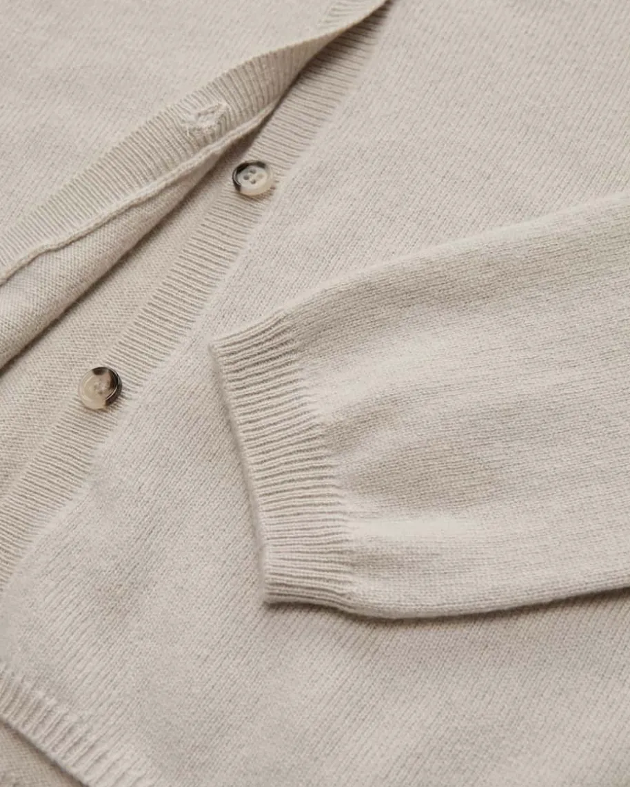 Cashmere-Strickjacke