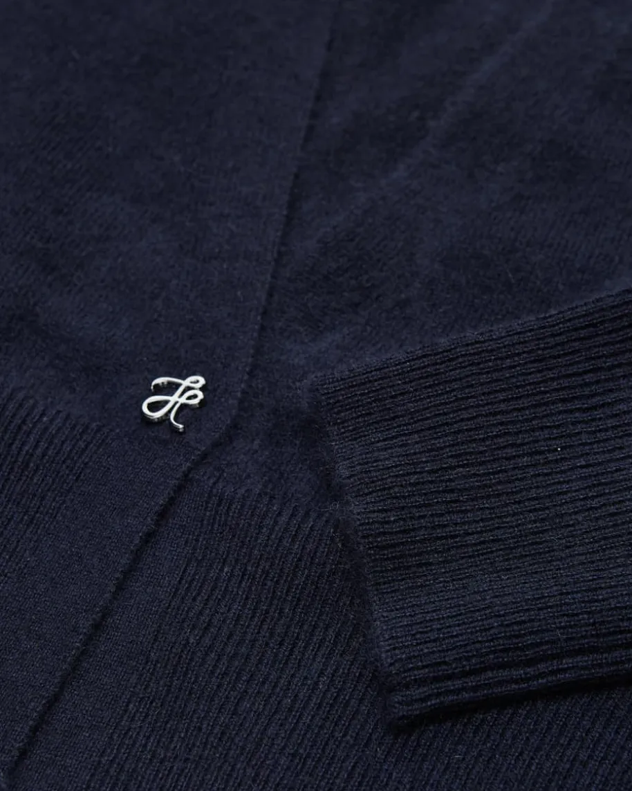 Cashmere-Strickjacke