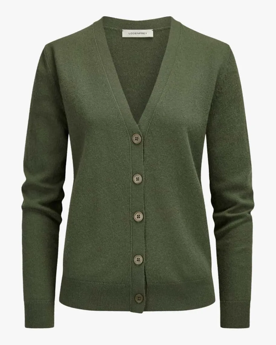 Cashmere-Strickjacke