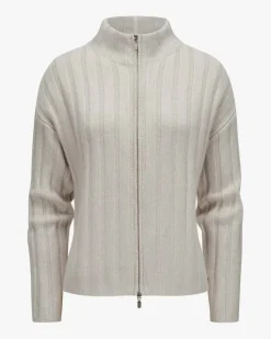 Cashmere-Strickjacke