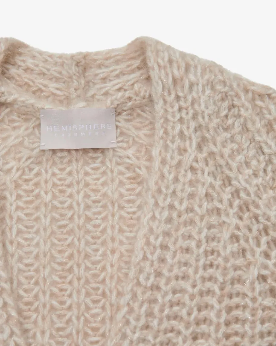 Cashmere-Strickjacke