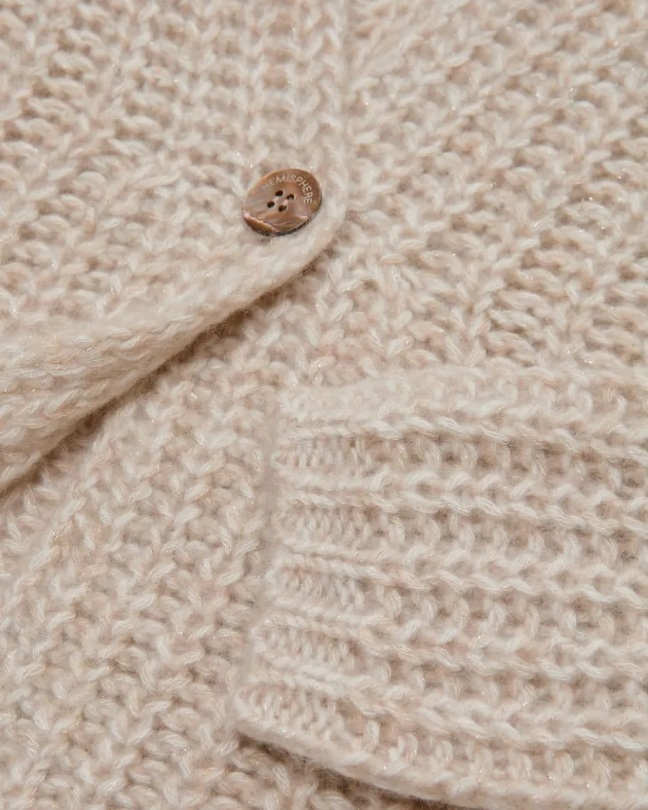 Cashmere-Strickjacke