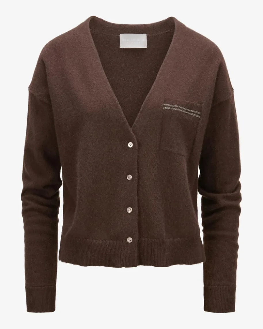 Cashmere-Strickjacke