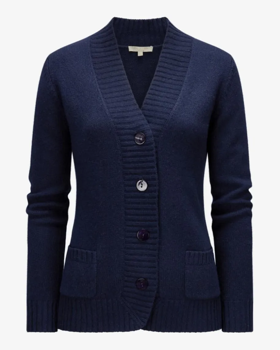 Cashmere-Strickjacke