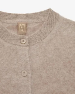 Cashmere-Strickjacke