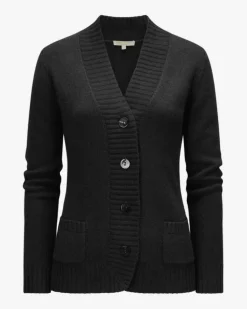 Cashmere-Strickjacke
