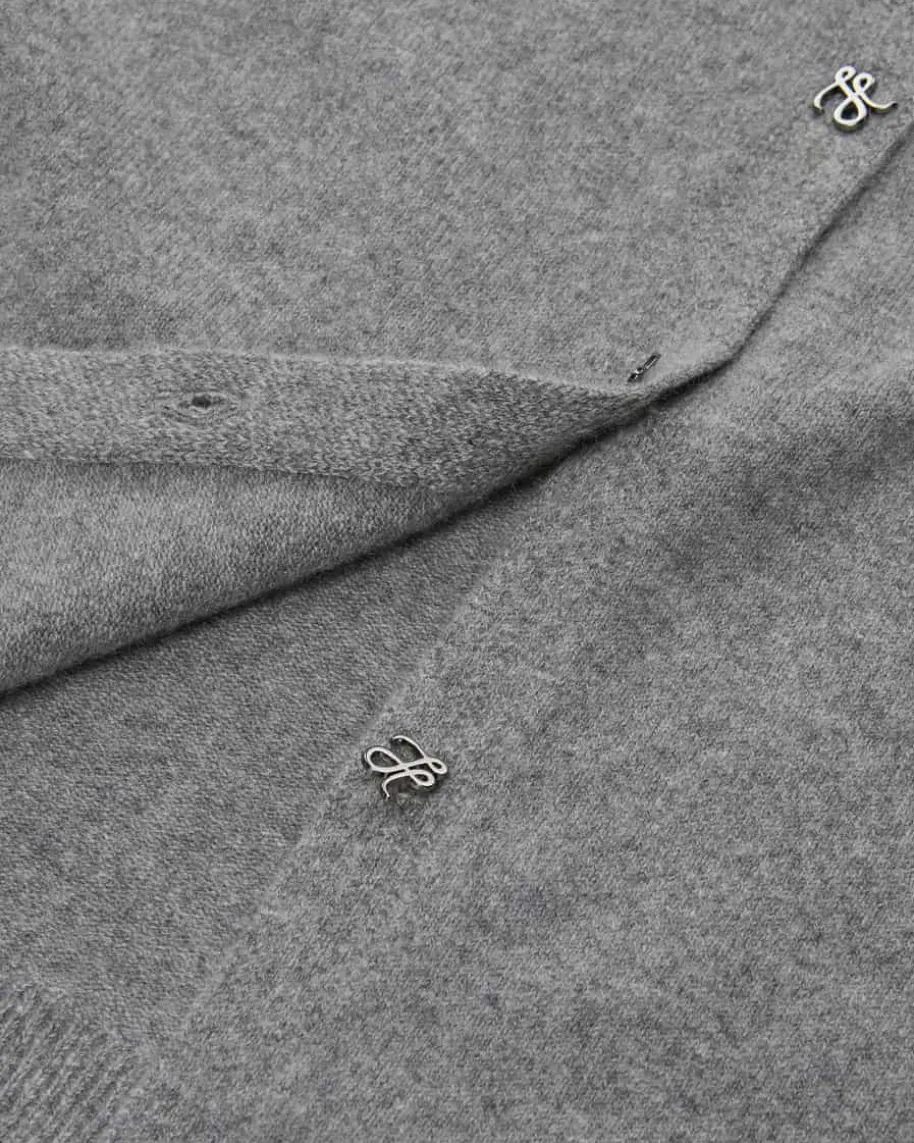 Cashmere-Strickjacke