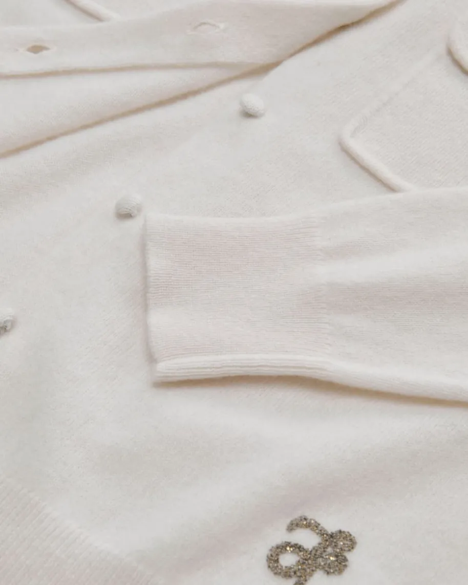 Cashmere-Strickjacke