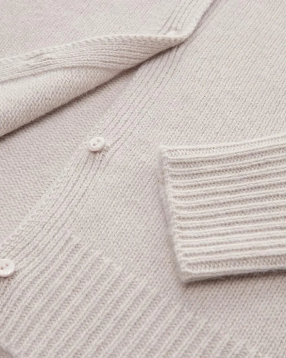 Cashmere-Strickjacke