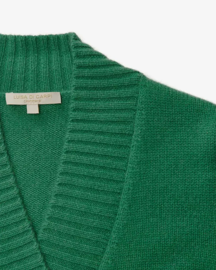 Cashmere-Strickjacke