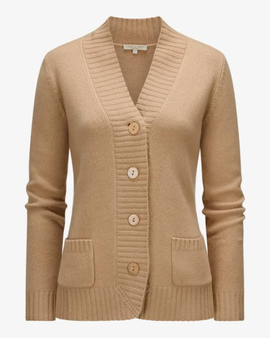 Cashmere-Strickjacke