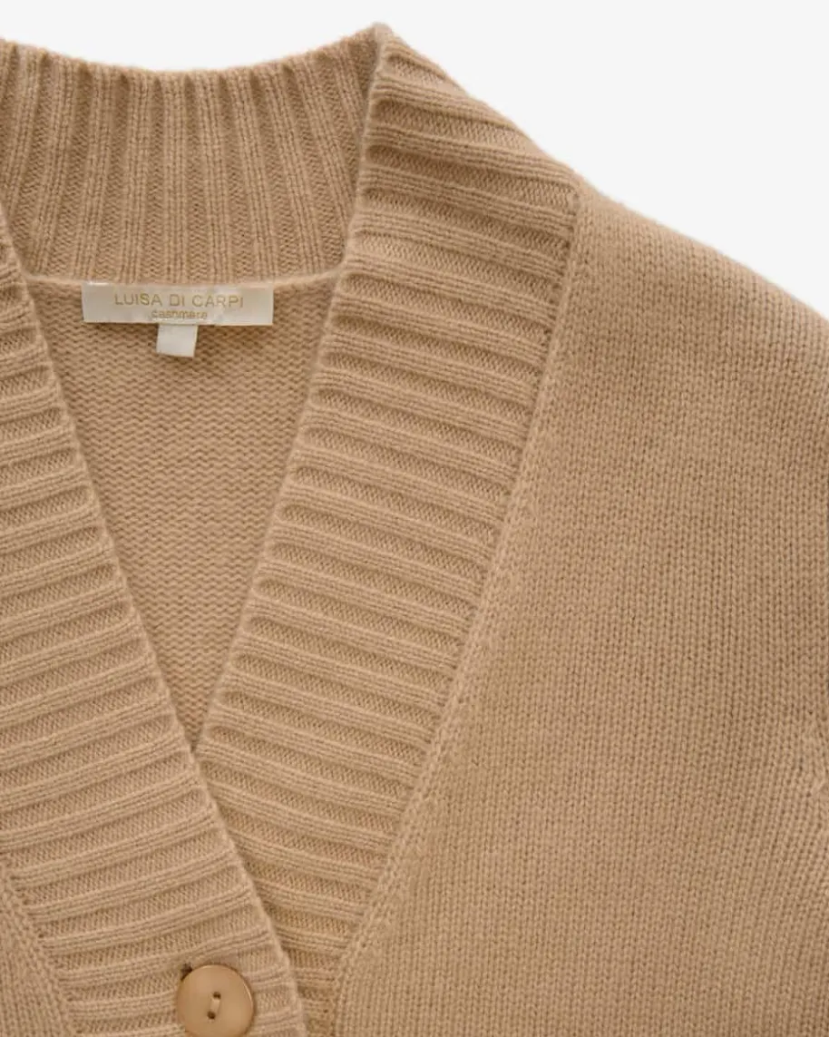 Cashmere-Strickjacke