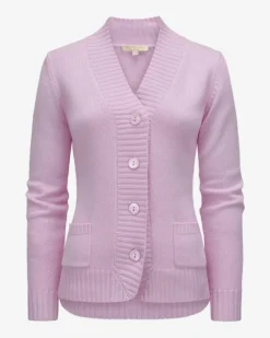 Cashmere-Strickjacke